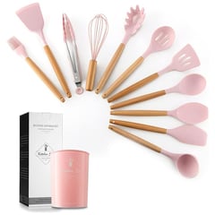 KITCHEN - Set Utensilios Para Cocina en Silicona 12 Piezas