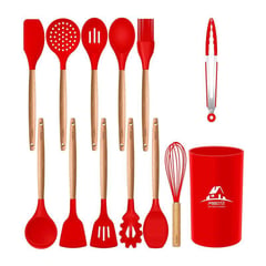 KITCHEN - Set Utensilios Para Cocina en Silicona 12 Piezas