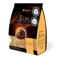 VERGANI - Bombones de chocolate puro con crema de ron 130 gr