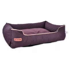 PETS ACCESORIOS - Cama Para Perro Grande Deluxe Cafe