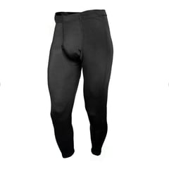 FITNESS - Pantalón Deportivo Para Hombre Licra Negra Ceñida Elástica Ajustada