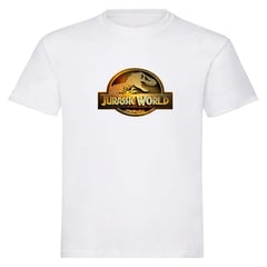 VANIDADES COLLECTIONS - Camiseta Jurassic World Logo Camiseta Para Hombre Y Mujer