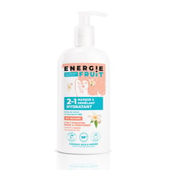 ENERGIE FRUIT - VEGANO MASCARILLA Y ACONDICIONADOR 2 EN 1 - MONOI Y ACEITES ORGÁNICOS MACADAMIA