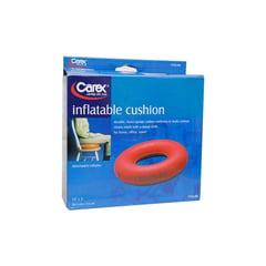 CAREX - Almohadón Para Coxis Inflable Rojo