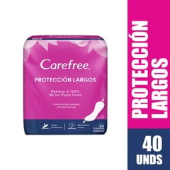 CAREFREE - Protectores Largos X 40und