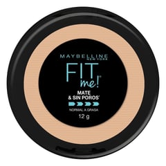 MAYBELLINE - Polvo Compacto Fit Me Mate & Sin Poros Natural Be