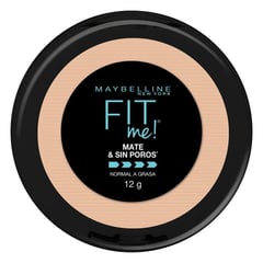 MAYBELLINE - Polvo Compacto Fit Me Mate & Sin Poros Buff Beige