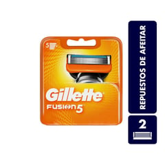 GILLETTE - Repuesto Maquina Afeitar Fusion 5 X 2und