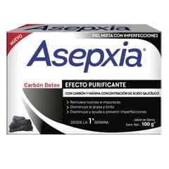 ASEPXIA - Jabon Barra Carbon Detox X 100g