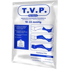 NO VARIX - Media De Compresion Rodilla No-varix Tvp 18-22 Blanco Talla