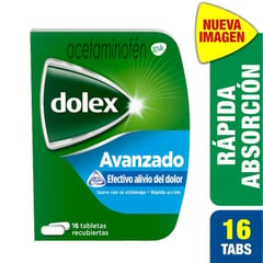 DOLEX - Avanzado 500mg Caja X 16 Tabletas Recubiertas