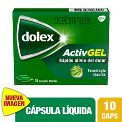 DOLEX - Activgel 500mg X 10 Cap