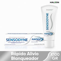 SENSODYNE - Crema Dental Sensodyne Rapido Alivio Blanqueador X 100gr