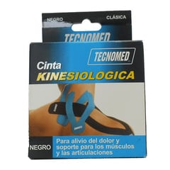 TECNOMED - Cinta Elastica Rollo Negro 5mt