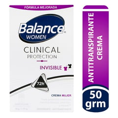 BALANCE - Desodorante Crema Clinical Triple Proteccion Contra