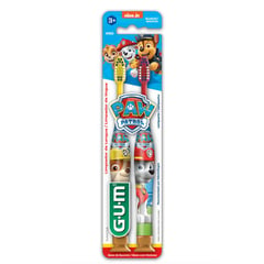 GUM - Cepillo Dental Paw Patrol Base Succion X 2und