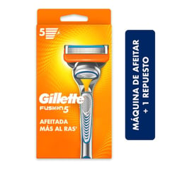 GILLETTE - Maquina De Afeitar Fusion5 Recargable X 1und