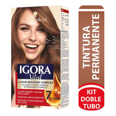 IGORA - Tinte Vital Permanente 6-34 Chocolate Dorado Dt