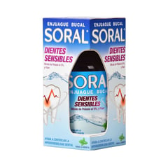 LAMOSAN - Enjuague Bucal Soral-f Dientes Sensibles X 240ml