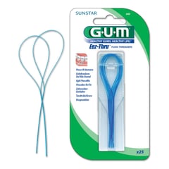 GUM - Enhebradores De Hilo Dental X25