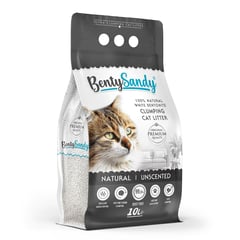 BENTYSANDY - Arena Para Gatos Ultra Absorbente Sin Aroma 10l