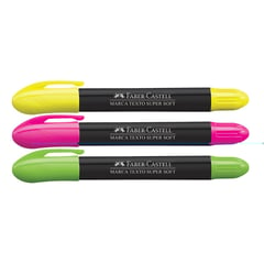 FABER CASTELL - Resaltador En Gel, Giratorios X 3 Colores