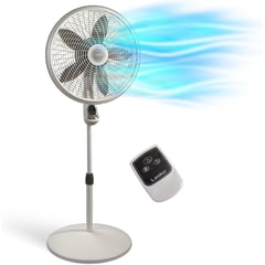 LASKO - Ventilador Americano de 18 Pulgadas a Control Remoto - Blanco