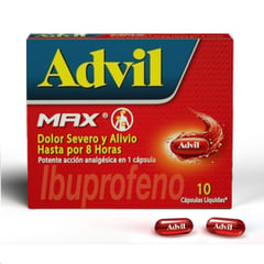 ADVIL - Max 400mg Caja X 10 Capsulas Liquidas