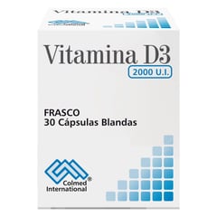 COLMED - Vitamina D3 2000 U.i X 30cápsulas Blandas