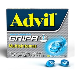 ADVIL - Gripa Multisintomas Caja X 10 Cápsulas Líquidas