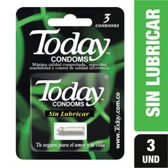 TODAY - Condon Sin Lubricar X 3und