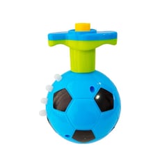 DAYOSHOP - Trompo Luces Balòn Soccer Futbol Musica Colores Divertido Azul