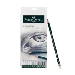 FABER CASTELL - Lápiz 9000 - Caja X 12 Unidades