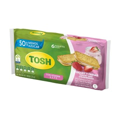 TOSH - Galletas Light Yogurt Fresa X 6und