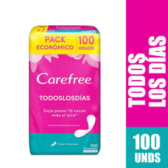 CAREFREE - Protectores Todos Los Días X 100und