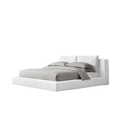 EKONOMODO COLOMBIA - Cama King + Colchon 1 Pillow 28 Cm + Cabecero Astoria Blanco