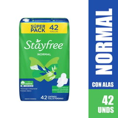 STAYFREE - Toalla Higienica Normal Alas X 42und