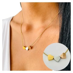 ACCESORIOS DE EVA - Cadena para Mujer en Acero Inoxidable Amores