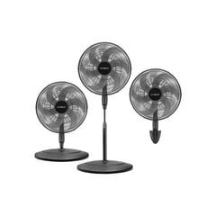 SANKEY - Ventilador de Alta Potencia Turbo 6 Aspas 100W 18 Pulgadas