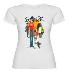 VANIDADES COLLECTIONS - Camiseta Gorillaz Camiseta Para Hombre Y Mujer Banda Gorillaz