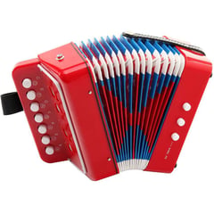 GENERICO - Acordeon infantil vallenato niño niña aprendiz ¡sonido real roja