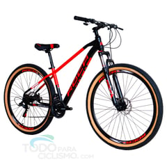 ROCA - Bicicleta Makalu 2023 R29 24V Suspension Bloqueo Rojo