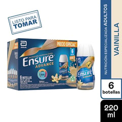 ENSURE - Oferta Advance Vainilla 220ml X 6und