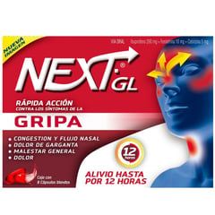 LOMECAN - Next Gl Gripa X 8 Capsulas