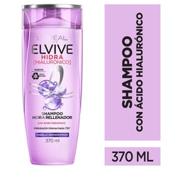 LOREAL - Shampoo Elive Hidra Hialuronico X 370ml