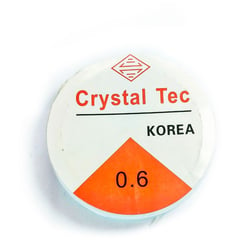 CRYSTAL - Nylon calibre 0.6 elastico x 10 mts