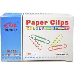 DINGLI - Gancho clips de colores x 100 unds