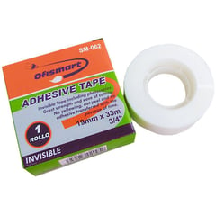 OFISMART - Cinta adhesiva invisible 19mm x 33m ofiesmart