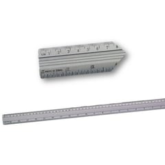 ARTECMA - Regla metálica - aluminio de 50 cms
