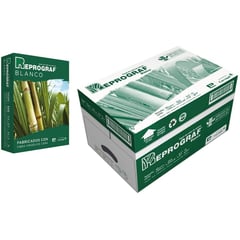 REPROGRAF - Resma carta bond 75gr, 500 hojas, caja x 10 unds